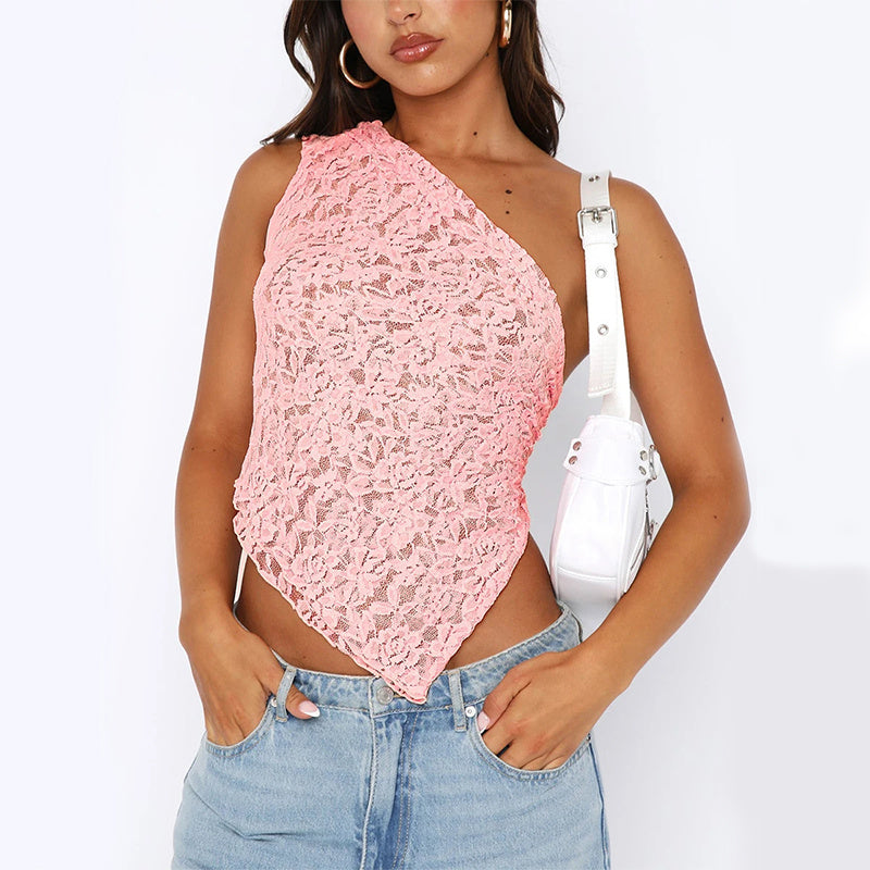 Lace Backless Summer Top