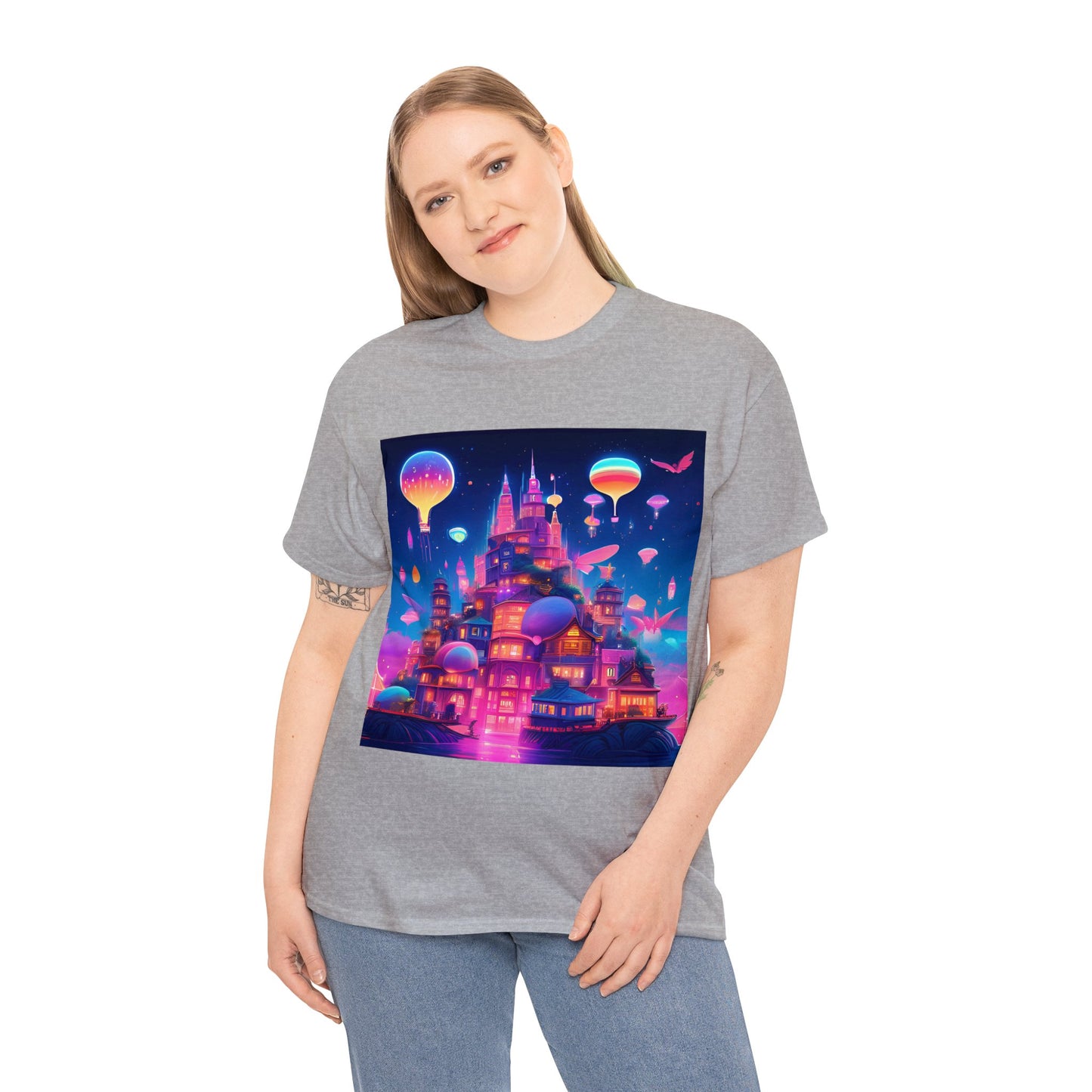 Sky City Cats: Fly High 😺 T-Shirt