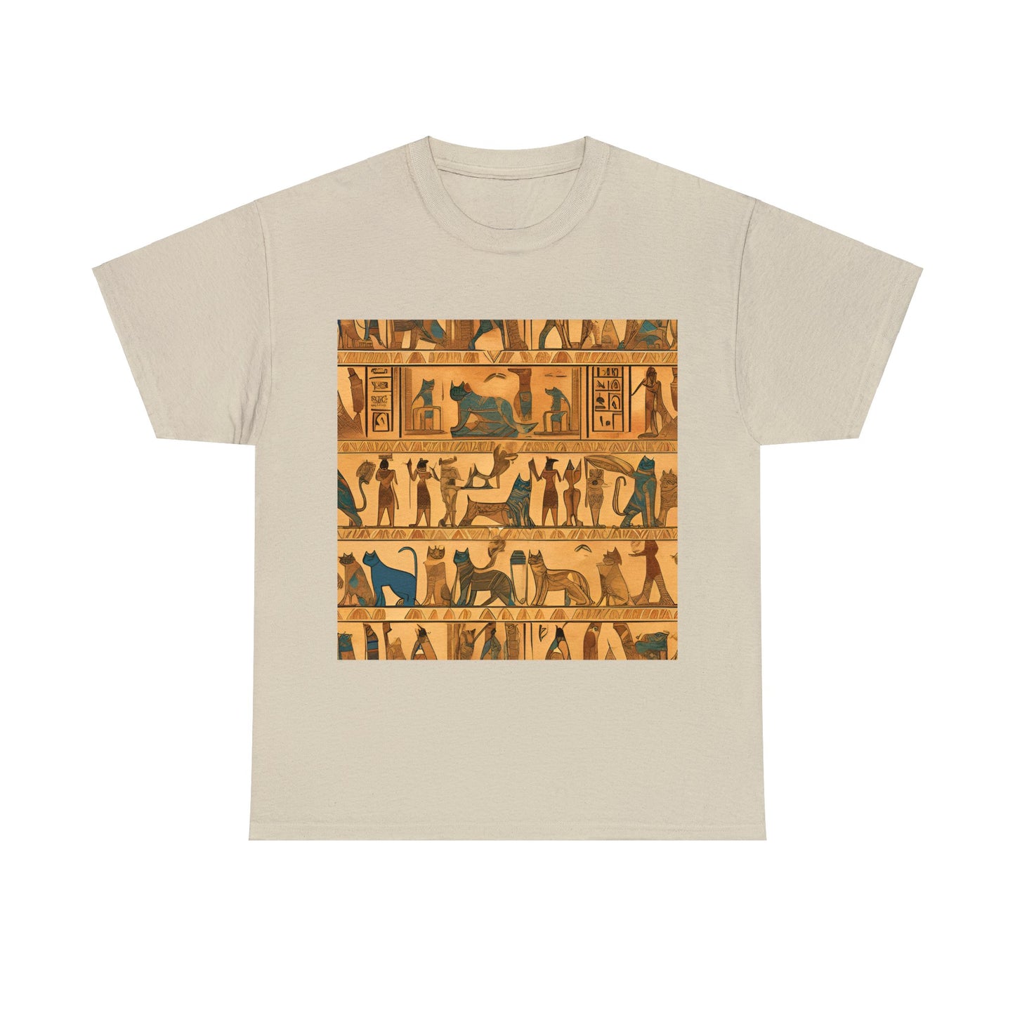 Pyramid-Exploring Kitty Adventure T-Shirt 😺