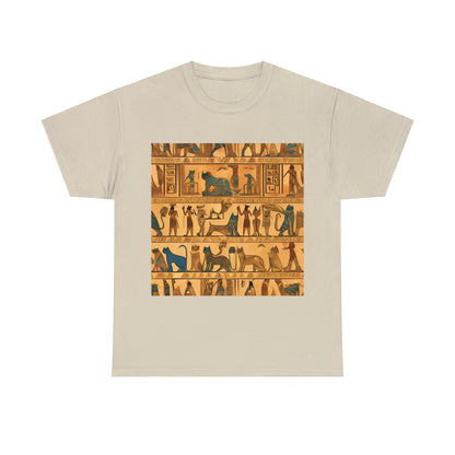 Pyramid-Exploring Kitty Adventure T-Shirt 😺