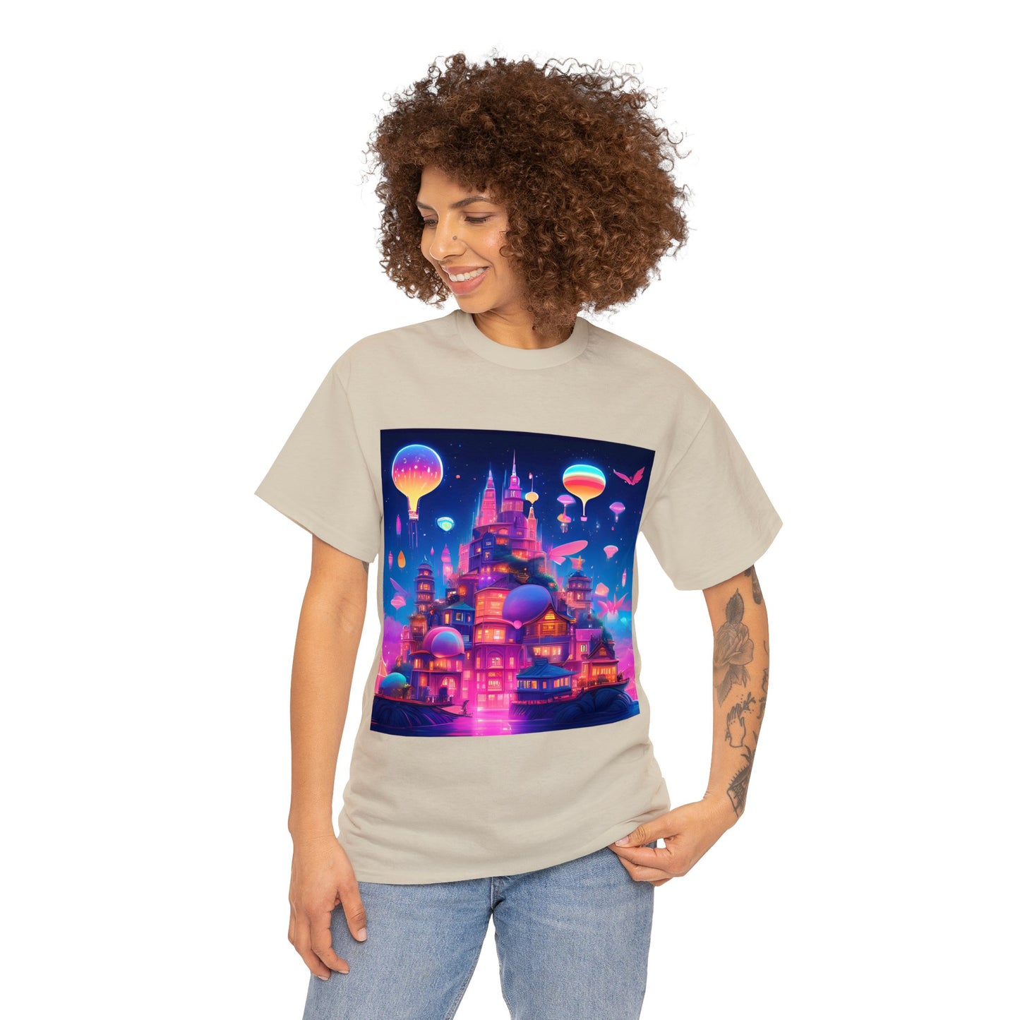 Sky City Cats: Fly High 😺 T-Shirt