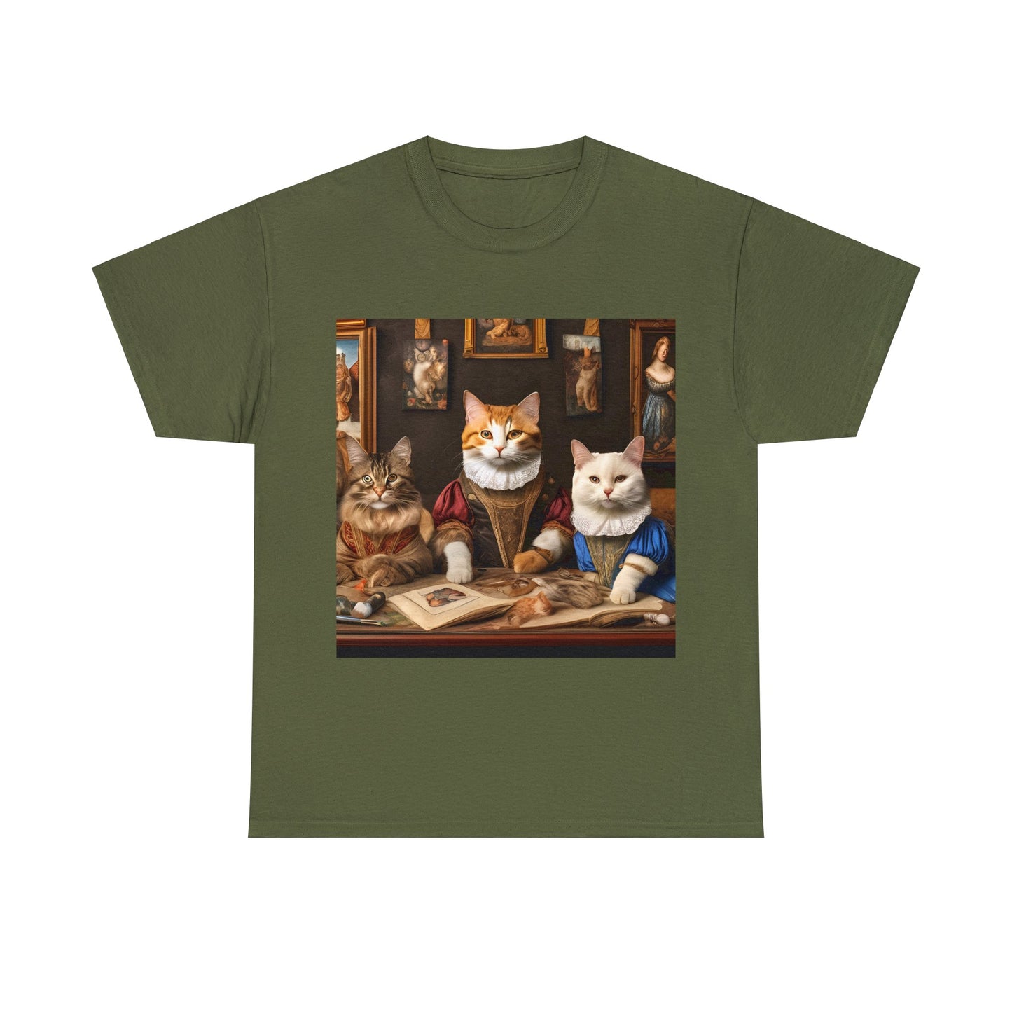 Italian Art Cats Renaissance 😺 T-Shirt