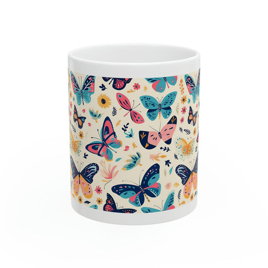 Butterflies Ceramic Mug