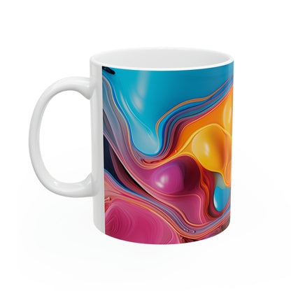 Color Waves Ceramic Mug