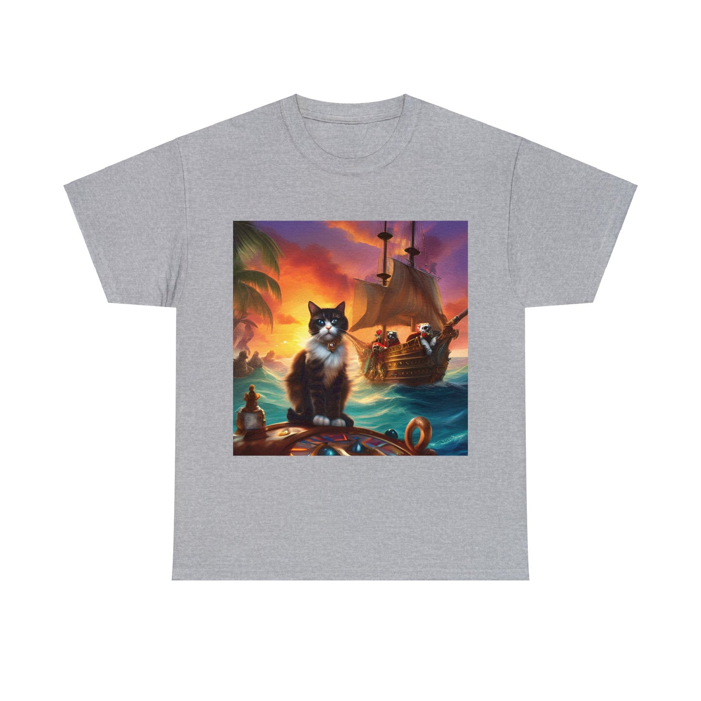 Purr-fectly Arrr-dorable Pirate Cats 🏴‍☠️ T-Shirt