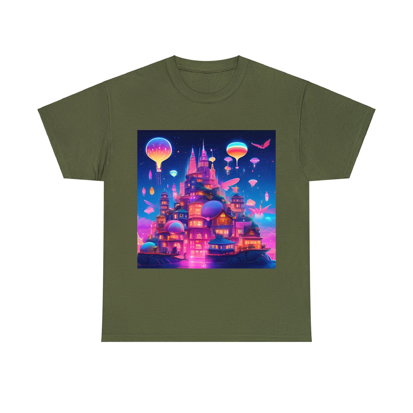 Sky City Cats: Fly High 😺 T-Shirt