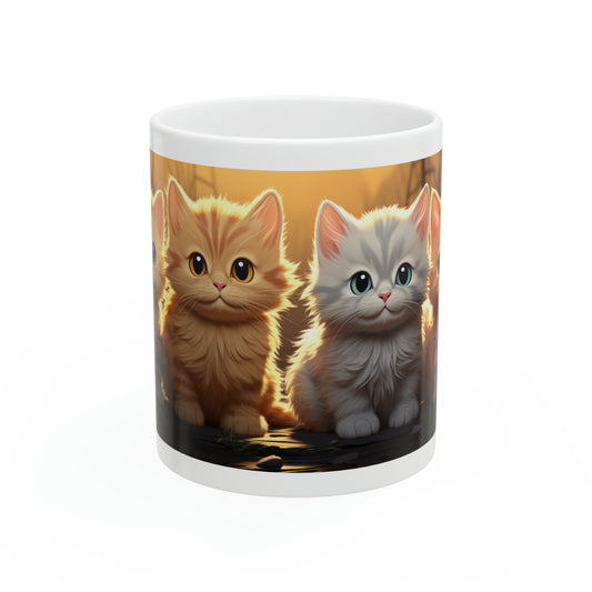 Cute Kitties Ceramic Mug