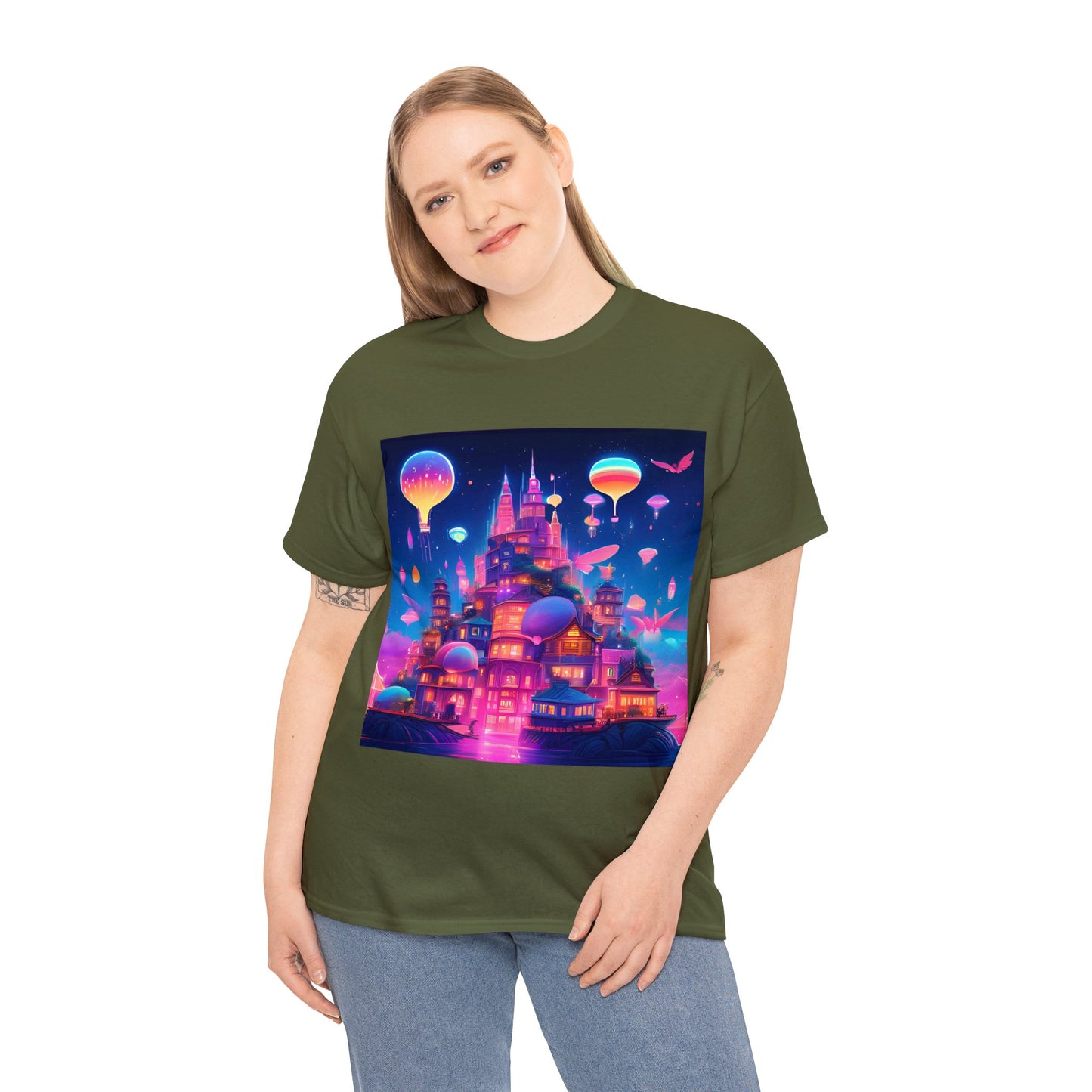 Sky City Cats: Fly High 😺 T-Shirt