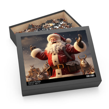 Happy Santa Puzzle (120, 252, 500-Piece)