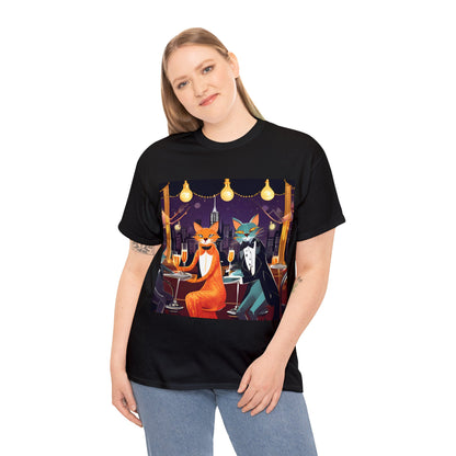 Roaring 20s Jazz Cat Party😺 T-Shirt