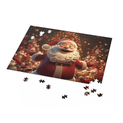 Cute Animated Santa Puzzle (120, 252, 500-Piece)