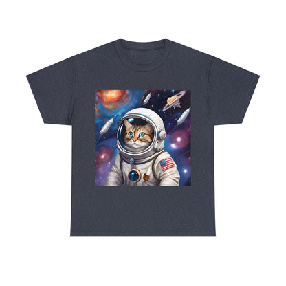 🚀 Cartoon Cats in Space 🌌 T-Shirt