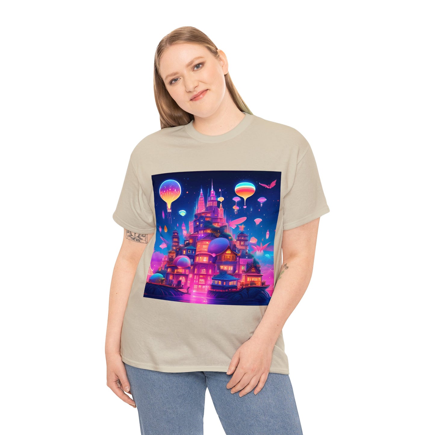 Sky City Cats: Fly High 😺 T-Shirt