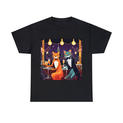 Roaring 20s Jazz Cat Party😺 T-Shirt