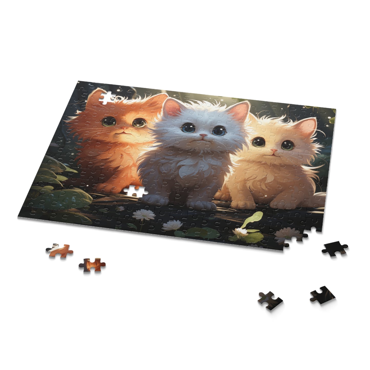 3 Cute Kitties Puzzle (120, 252, 500-Piece)