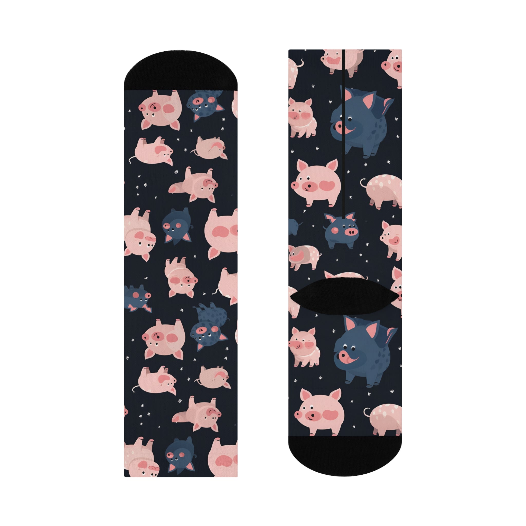 Cute Pigs Cushioned Crew Socks