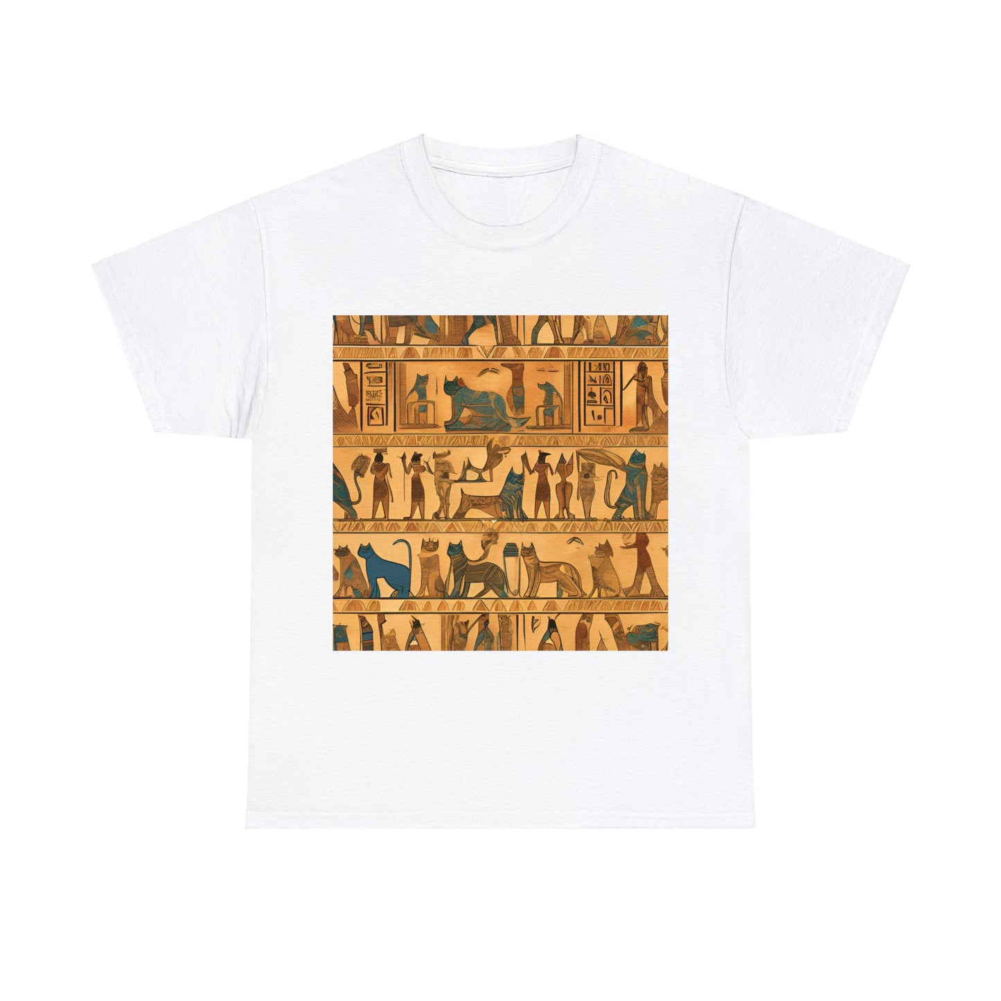 Pyramid-Exploring Kitty Adventure T-Shirt 😺