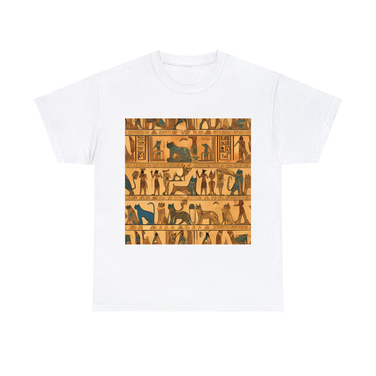 Pyramid-Exploring Kitty Adventure T-Shirt 😺