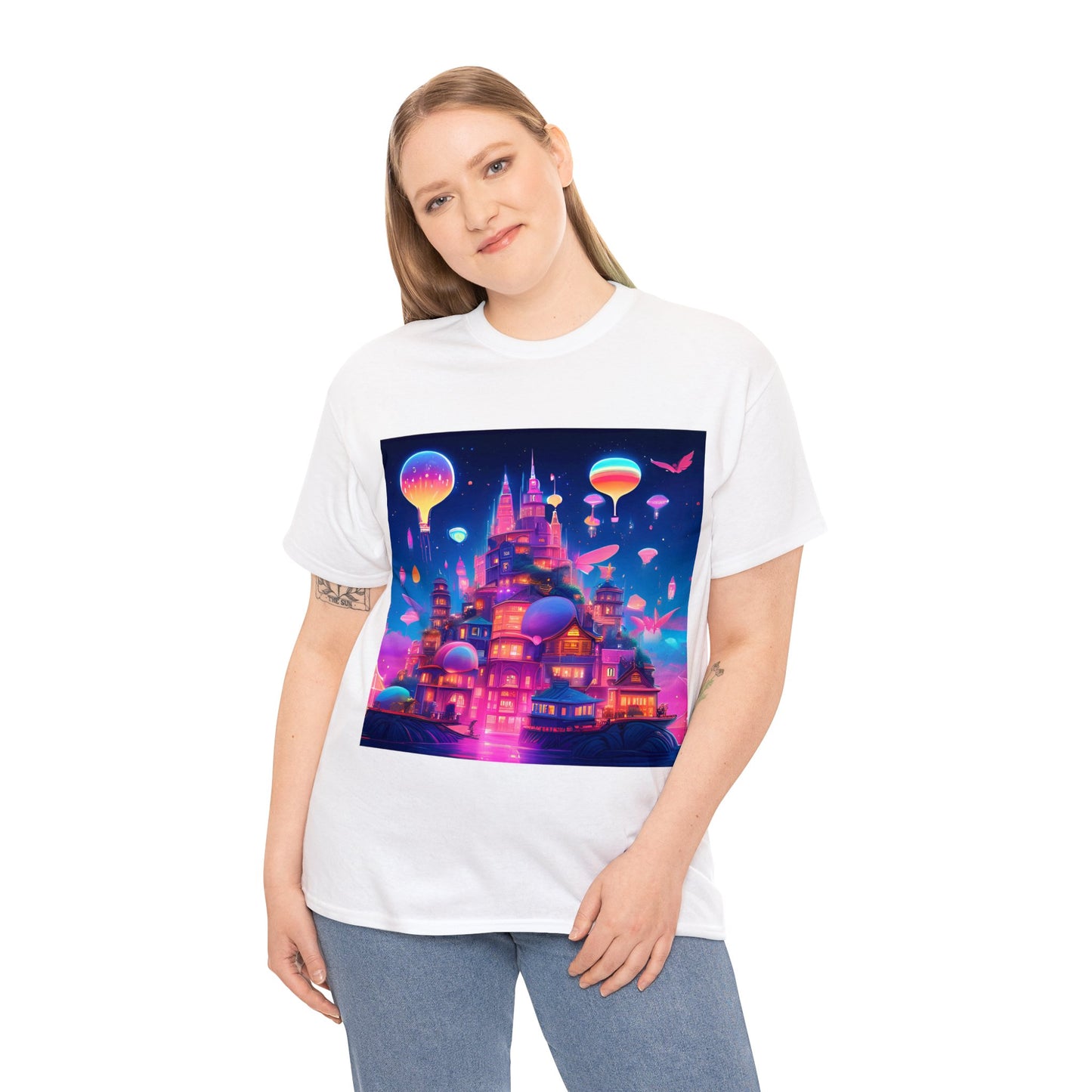 Sky City Cats: Fly High 😺 T-Shirt