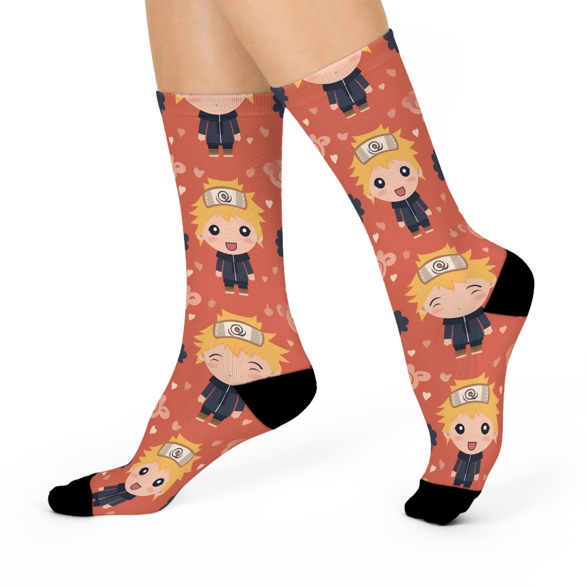 Cute Naruto Cushioned Crew Socks
