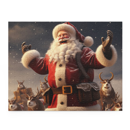 Happy Santa Puzzle (120, 252, 500-Piece)