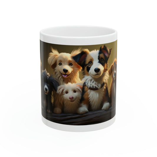 Cute Puppies Ceramic Mug