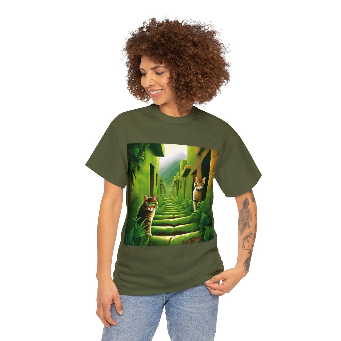 Meowtastic Expedition 🐱 Explorer Cats T-Shirt