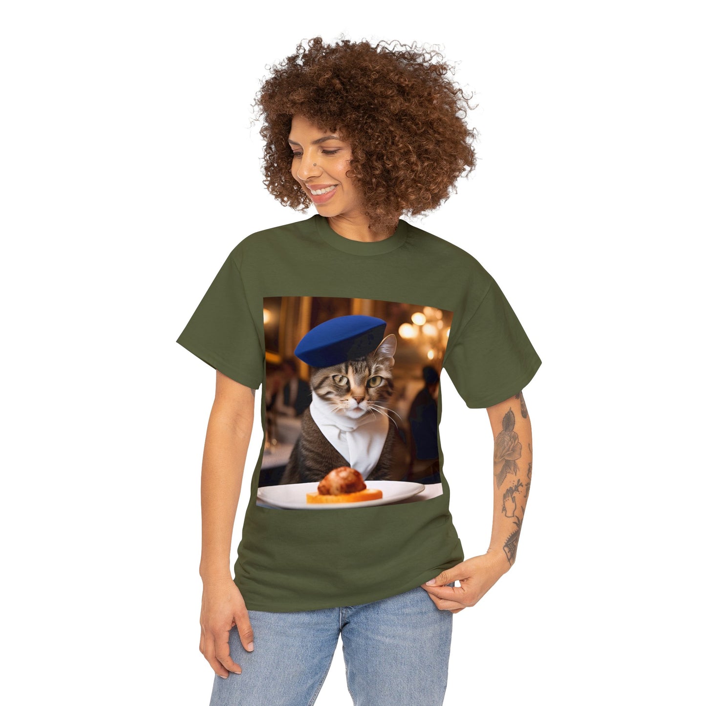 Parisian Chef Cats Extravaganza T-Shirt 🍽️