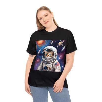 🚀 Cartoon Cats in Space 🌌 T-Shirt