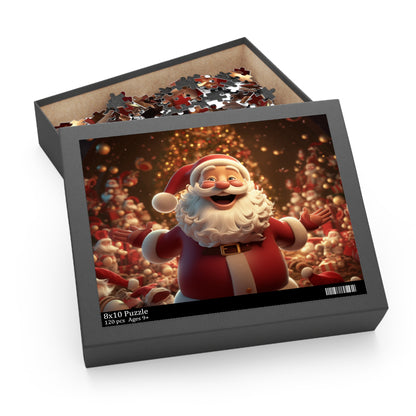 Cute Animated Santa Puzzle (120, 252, 500-Piece)