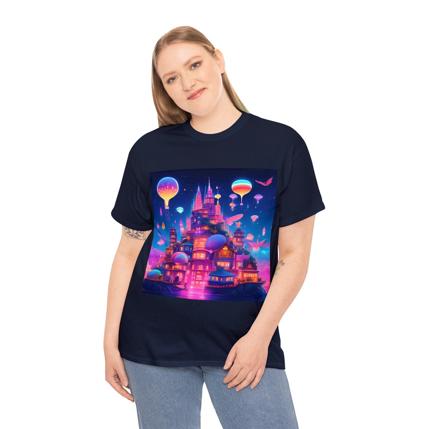 Sky City Cats: Fly High 😺 T-Shirt