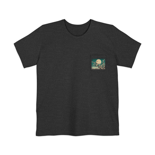 Unisex Blossom Tree Pocket T-shirt