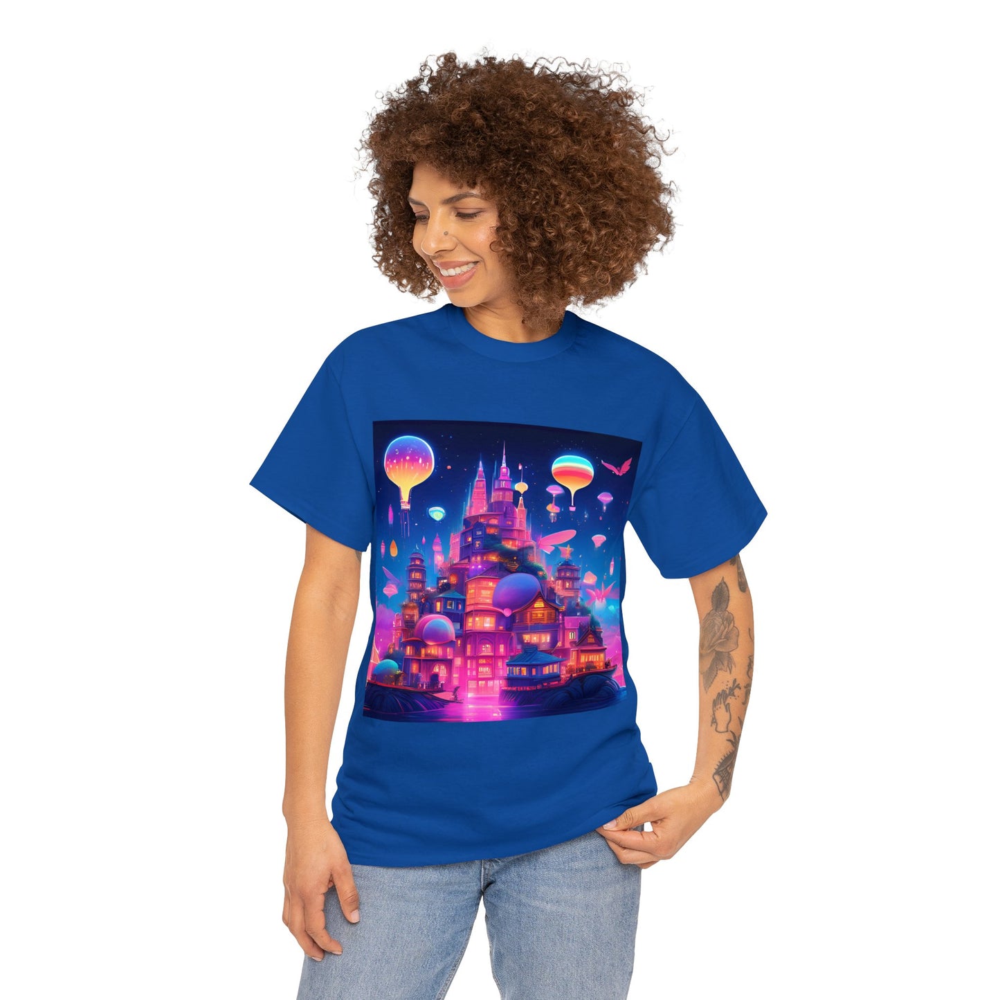 Sky City Cats: Fly High 😺 T-Shirt