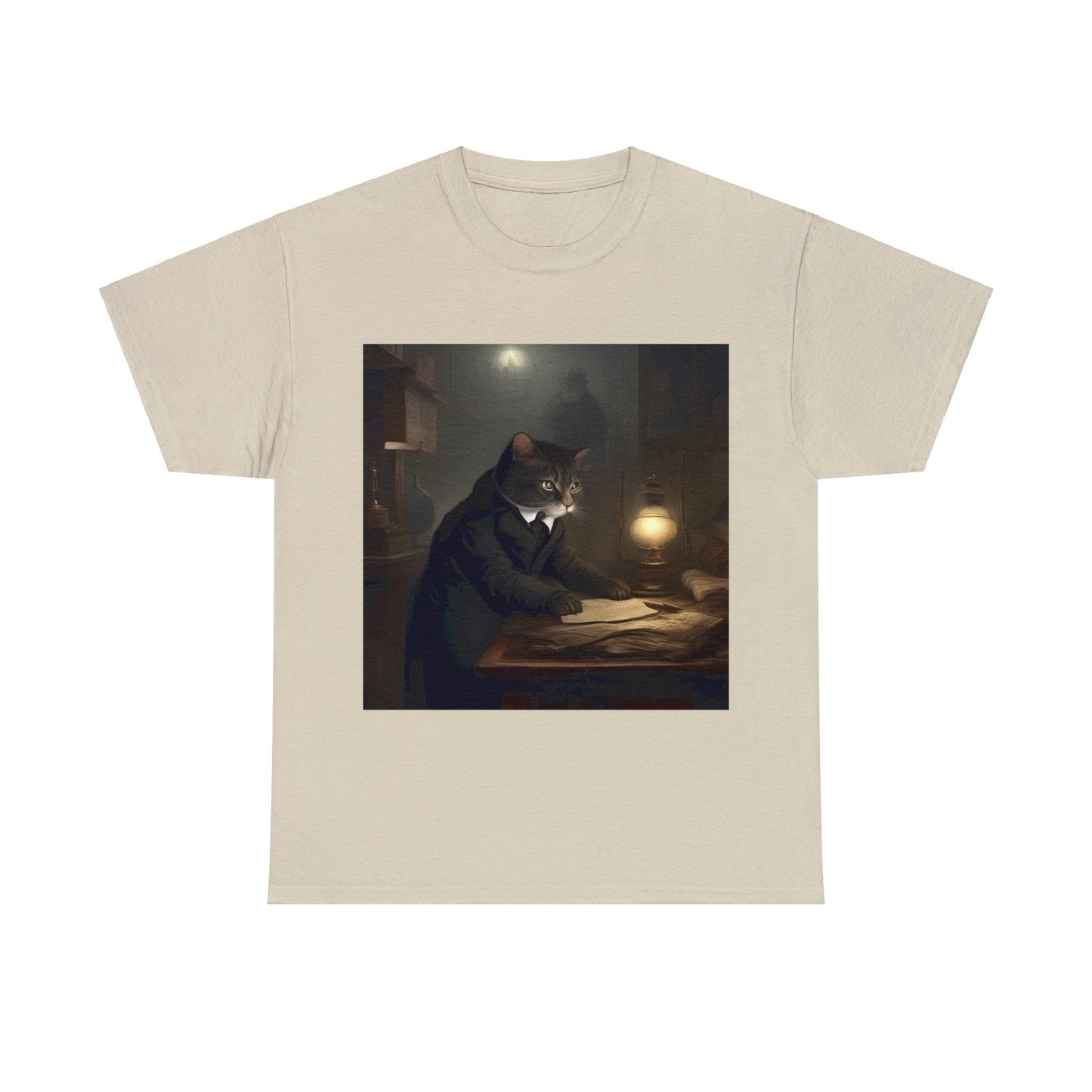 Pawsome Detective Cats 🕵️‍♂️🐱 in Old London - T-Shirt