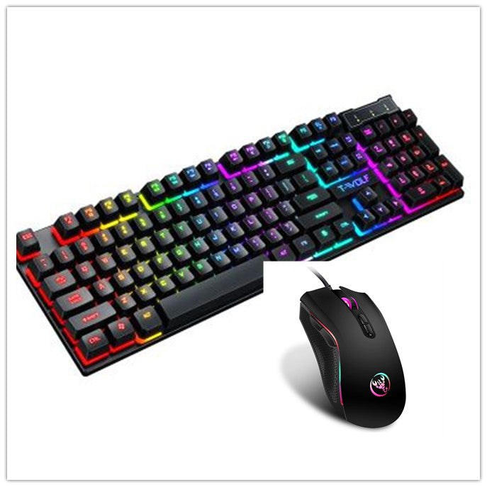 Gaming Luminous Wired Keyboard And Mouse 