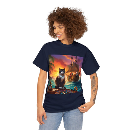 Purr-fectly Arrr-dorable Pirate Cats 🏴‍☠️ T-Shirt