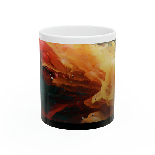 Colored Ceramic Mug, 11oz