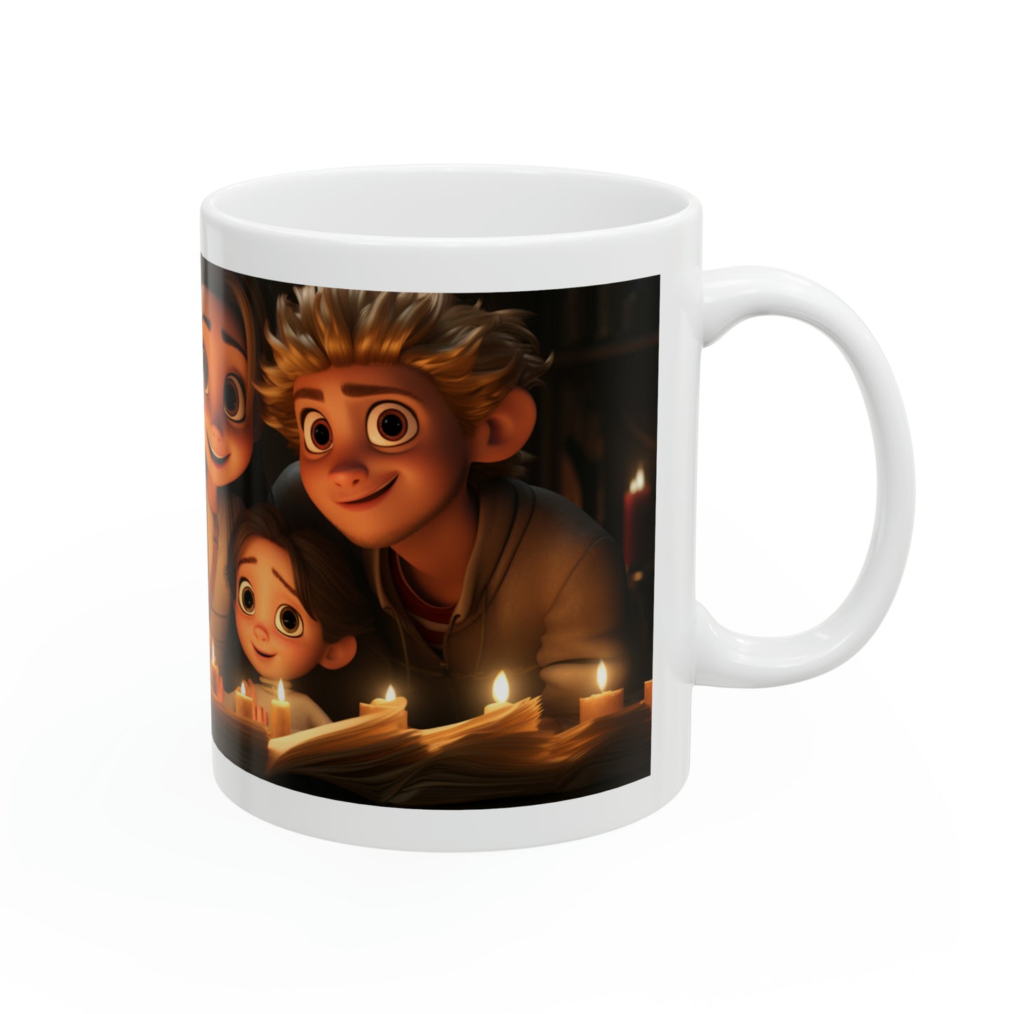 Cute Animated Family Ceramic Mug