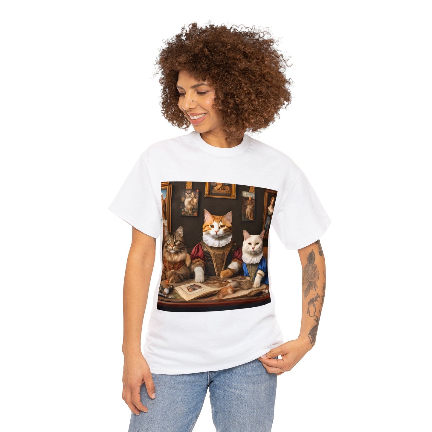 Italian Art Cats Renaissance 😺 T-Shirt