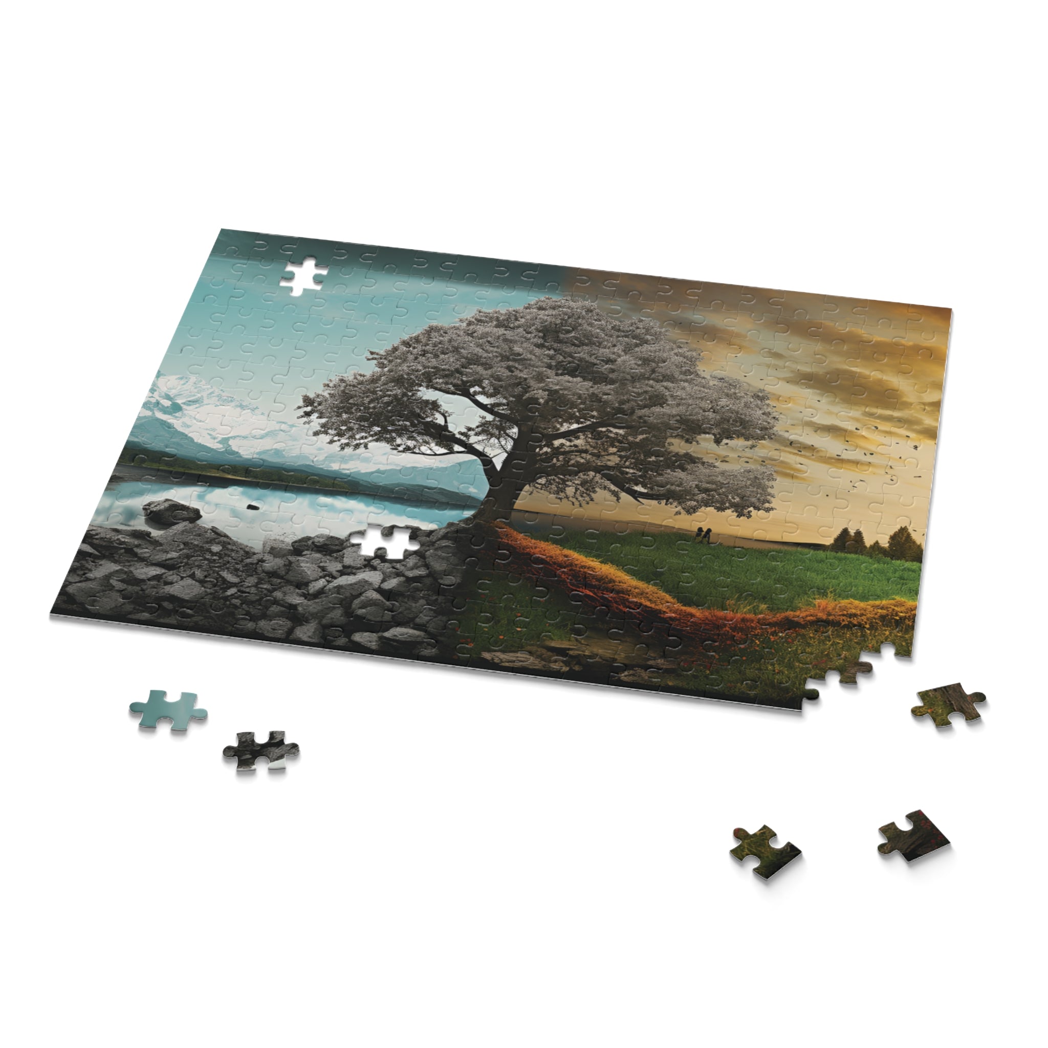 Mixed Nature Views Puzzle (120, 252, 500-Piece)