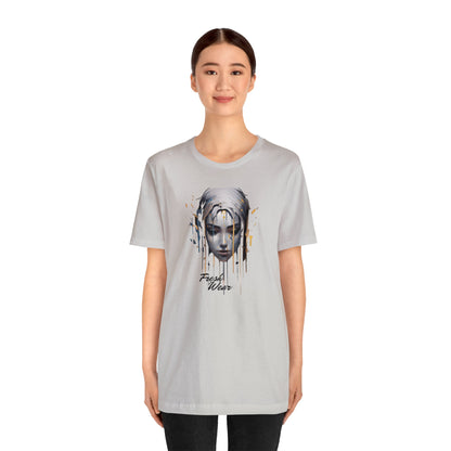 Painted Woman Portrait Short Sleeve Tee