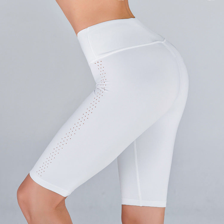 Hollow Breathable Yoga Shorts
