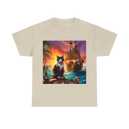 Purr-fectly Arrr-dorable Pirate Cats 🏴‍☠️ T-Shirt