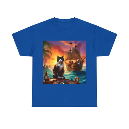 Purr-fectly Arrr-dorable Pirate Cats 🏴‍☠️ T-Shirt