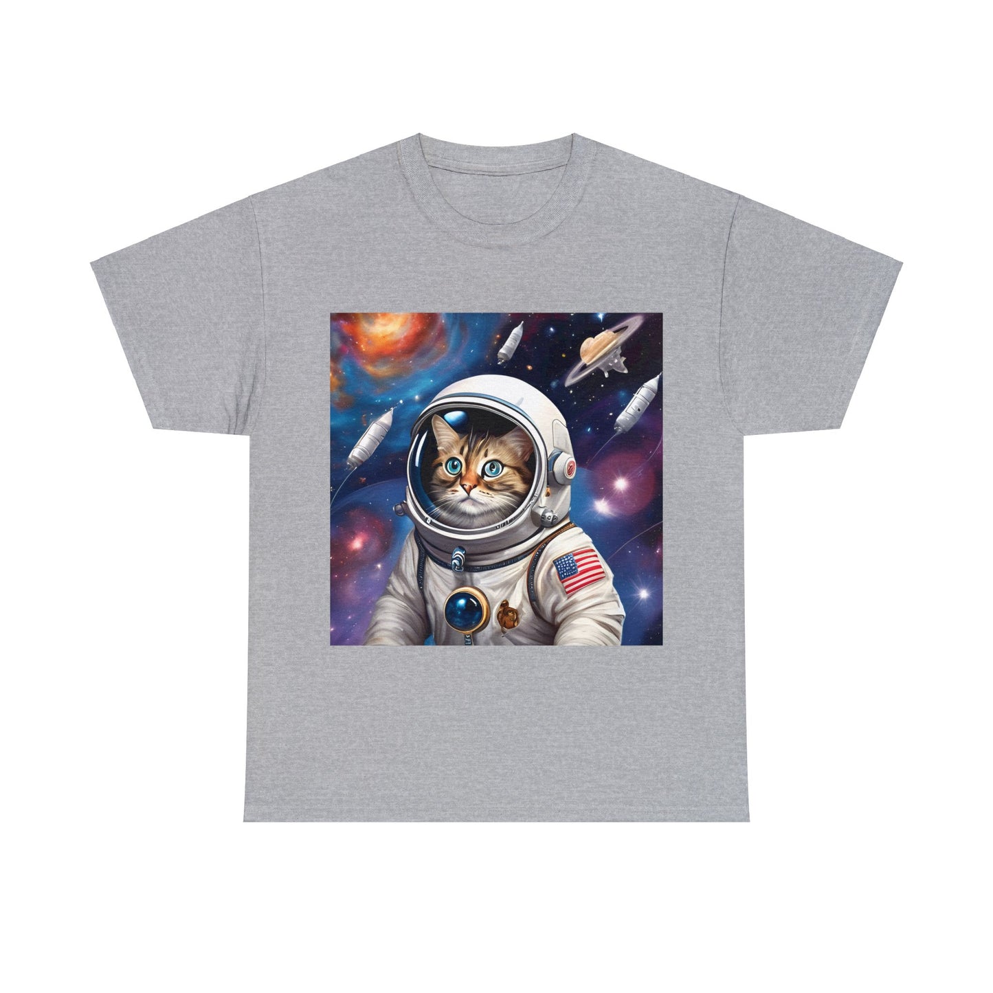 🚀 Cartoon Cats in Space 🌌 T-Shirt