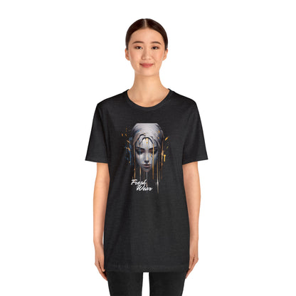 Painted Woman Portrait Short Sleeve Tee