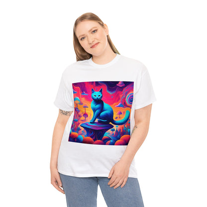 Dreamy Abstract Cat Art 😺 T-Shirt