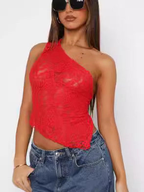 Lace Backless Summer Top