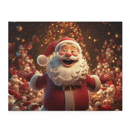 Cute Animated Santa Puzzle (120, 252, 500-Piece)