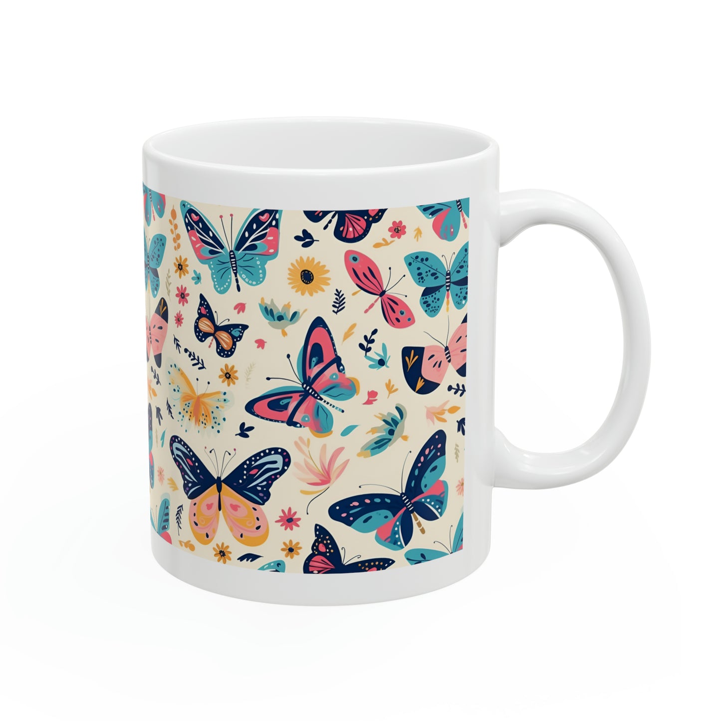 Butterflies Ceramic Mug